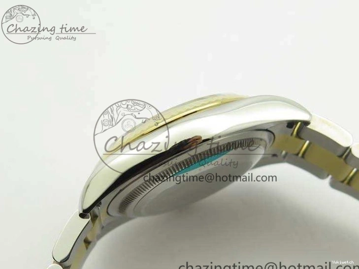 Oyster Fluted V2 Datejust 116234 Bracelet On 1:1 Best DJF 36mm Edition Black YG SS SA3135 Dial Com 0101